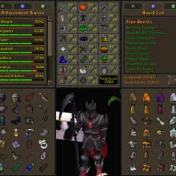 Maxed Infernal Main | 2K+ Total | BLORVA | Quest Cape | Hard Diarys | Max POH | Inferno | Dizana's Quiver | 9x99s | 99 Crafting 1